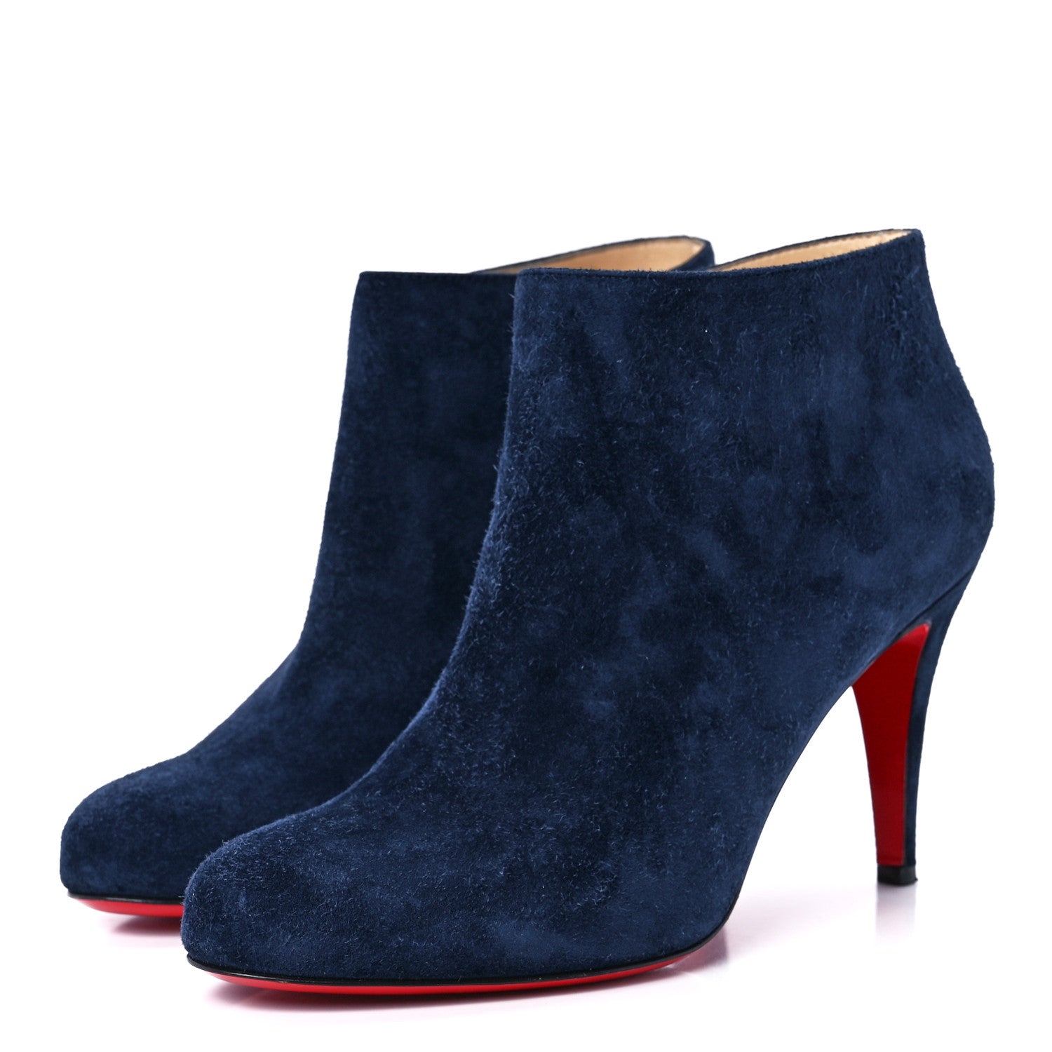 Christian Louboutin Veau Velours Belle 85 Ankle Boots 39 China Blue 3 of 8