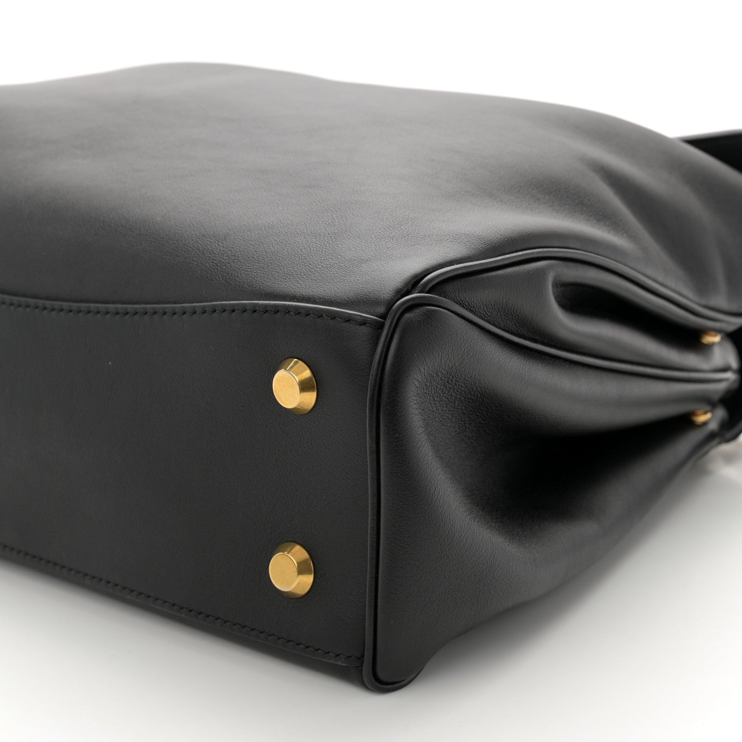 Balenciaga Natural Smooth Calfskin Medium Rodeo Top Handle Handbag Black 9 of 9