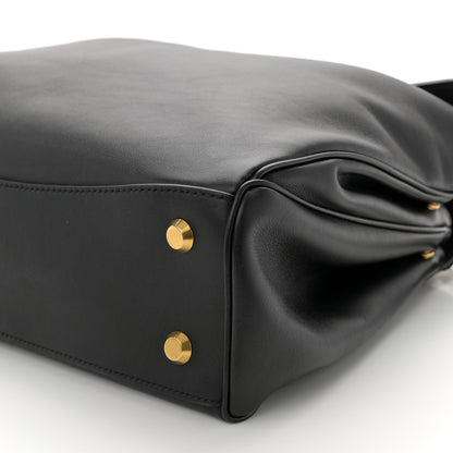 Balenciaga Natural Smooth Calfskin Medium Rodeo Top Handle Handbag Black 9 of 9