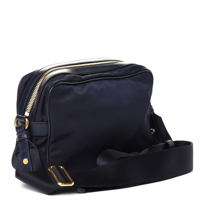 Prada Tessuto Nylon Soft Calf Camera Bag Baltico 3 of 8