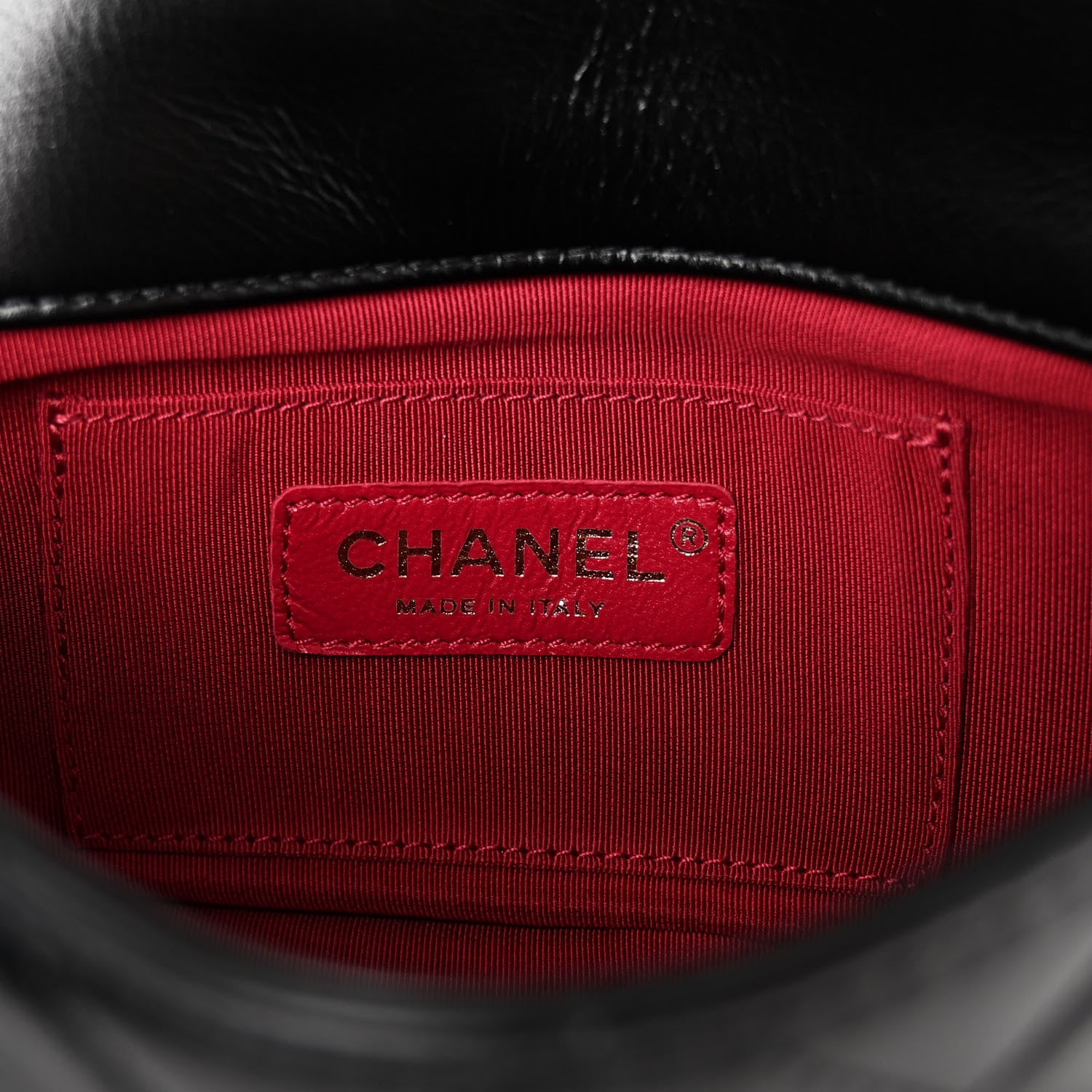 Chanel Calfskin Quilted Mini Rectangular Crystal Pearls Chain Flap Black 6 of 9