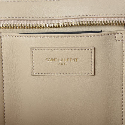 Saint Laurent Calfskin Small Classic Y Cabas Beige 7 of 10