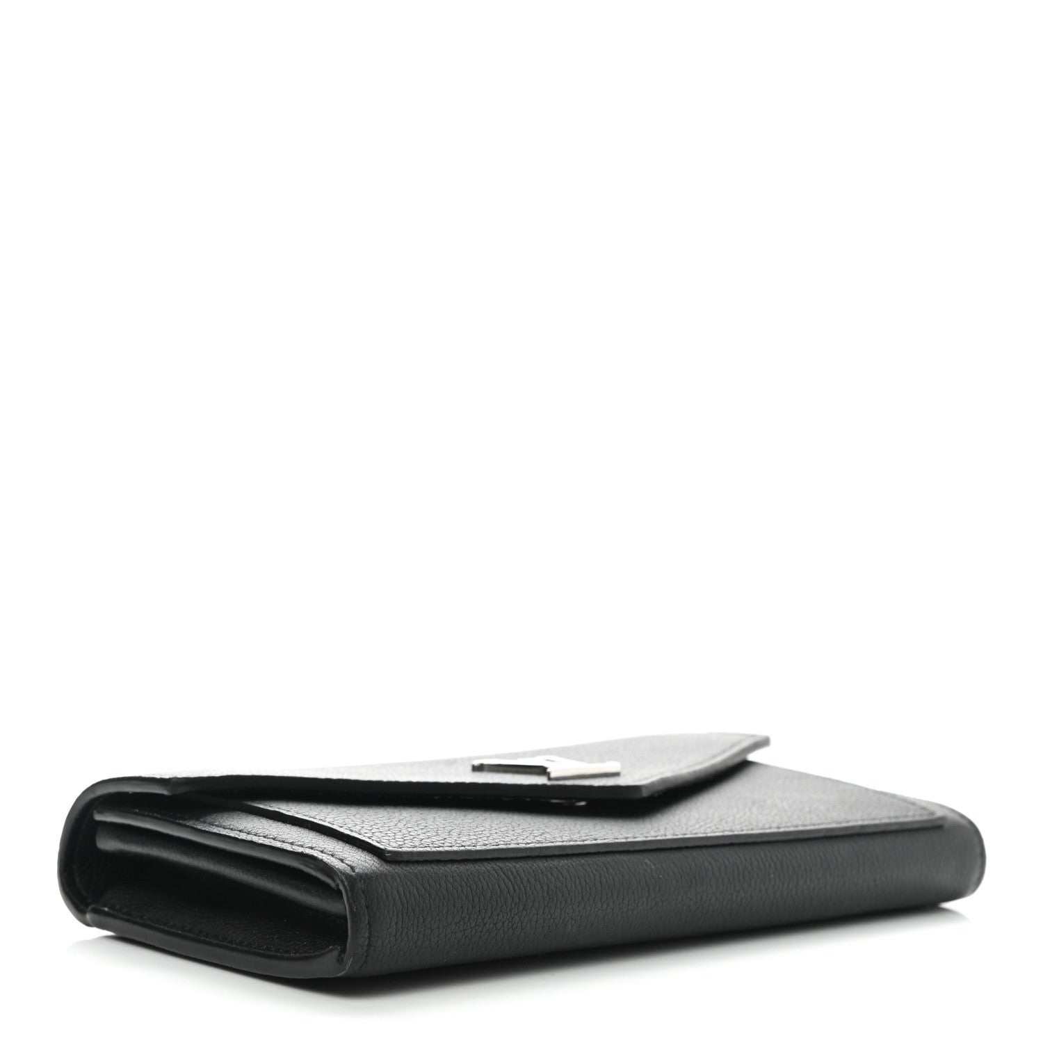 Louis Vuitton Soft Calfskin My Lockme Wallet Black 4 of 7