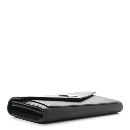 Louis Vuitton Soft Calfskin My Lockme Wallet Black 4 of 7