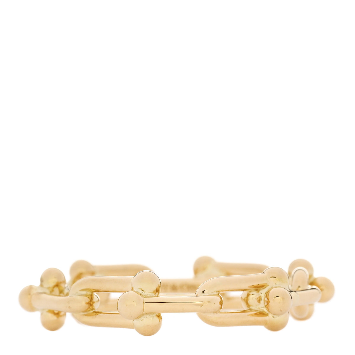 18K Yellow Gold Hardwear Micro Link Ring 57 8