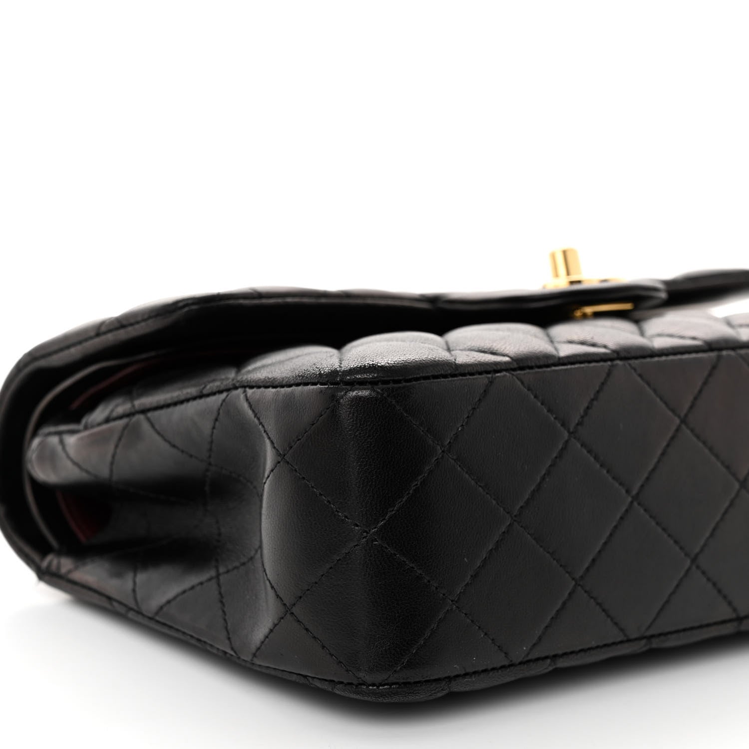 Chanel Lambskin Quilted Small Double Flap Black 9 of 11