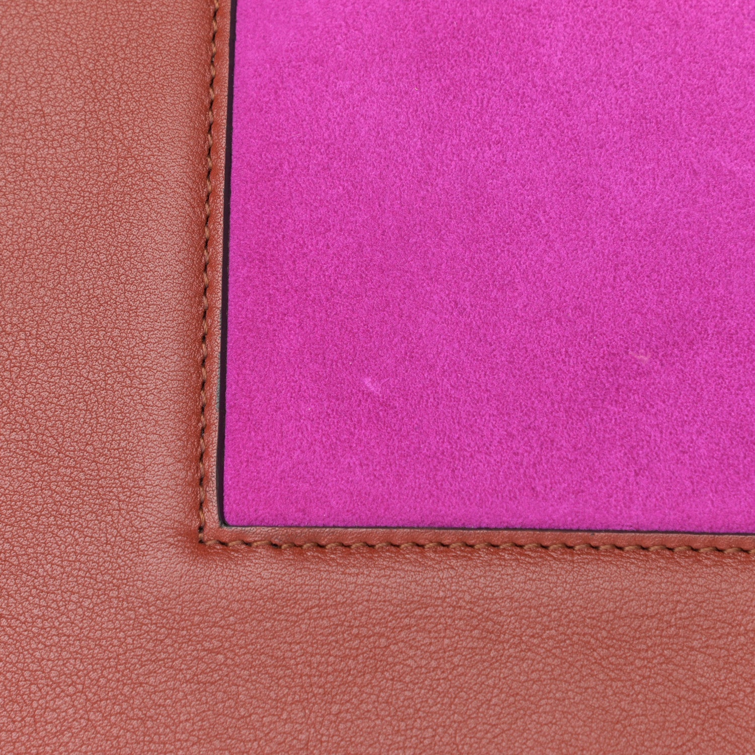 Celine Suede Calfskin Medium Frame Shoulder Bag Brick 23 of 23