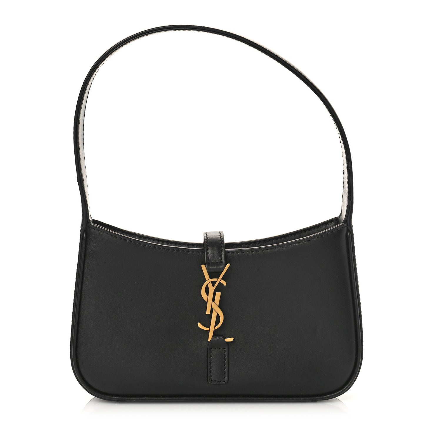Smooth Calfskin Le 5 A 7 Mini Hobo Black
