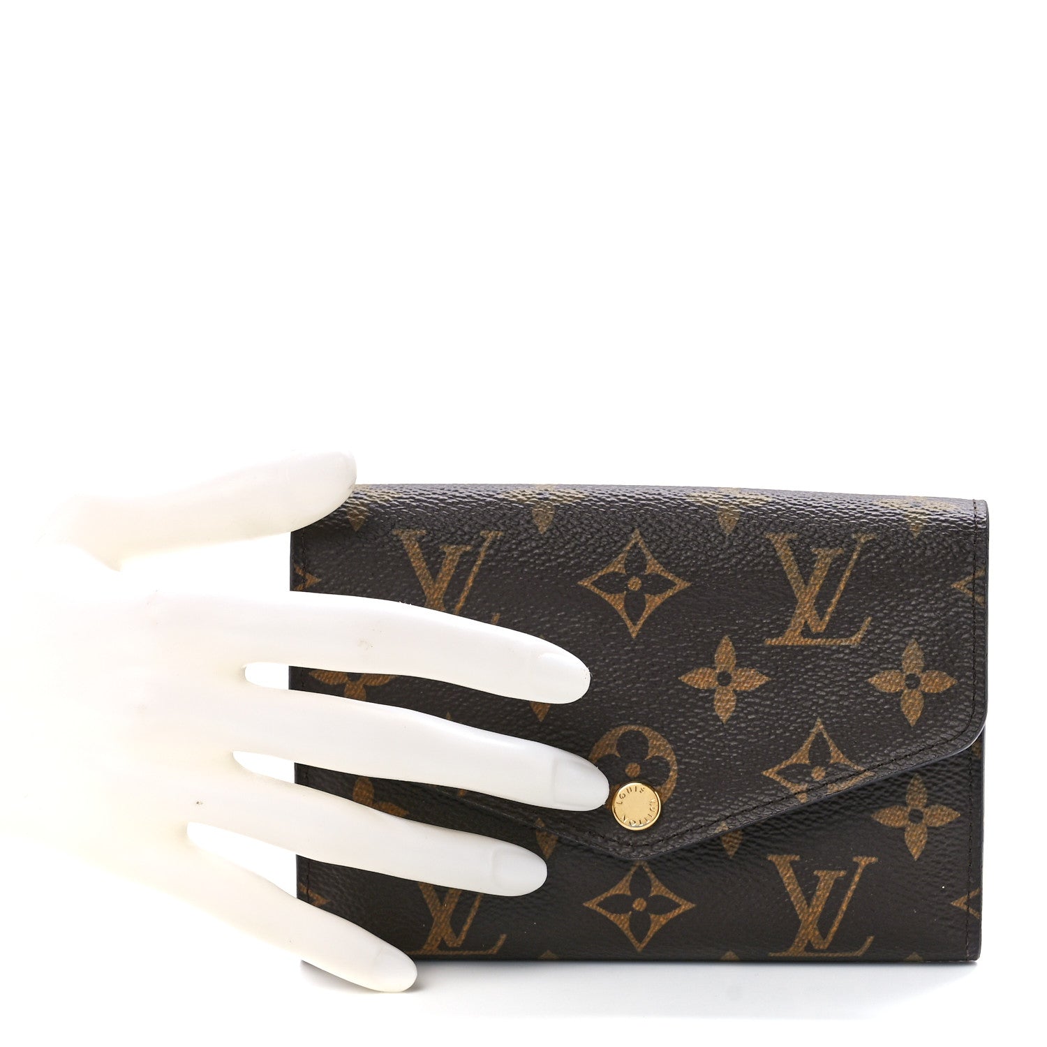 Louis Vuitton Monogram Sarah Compact Wallet 2 of 11