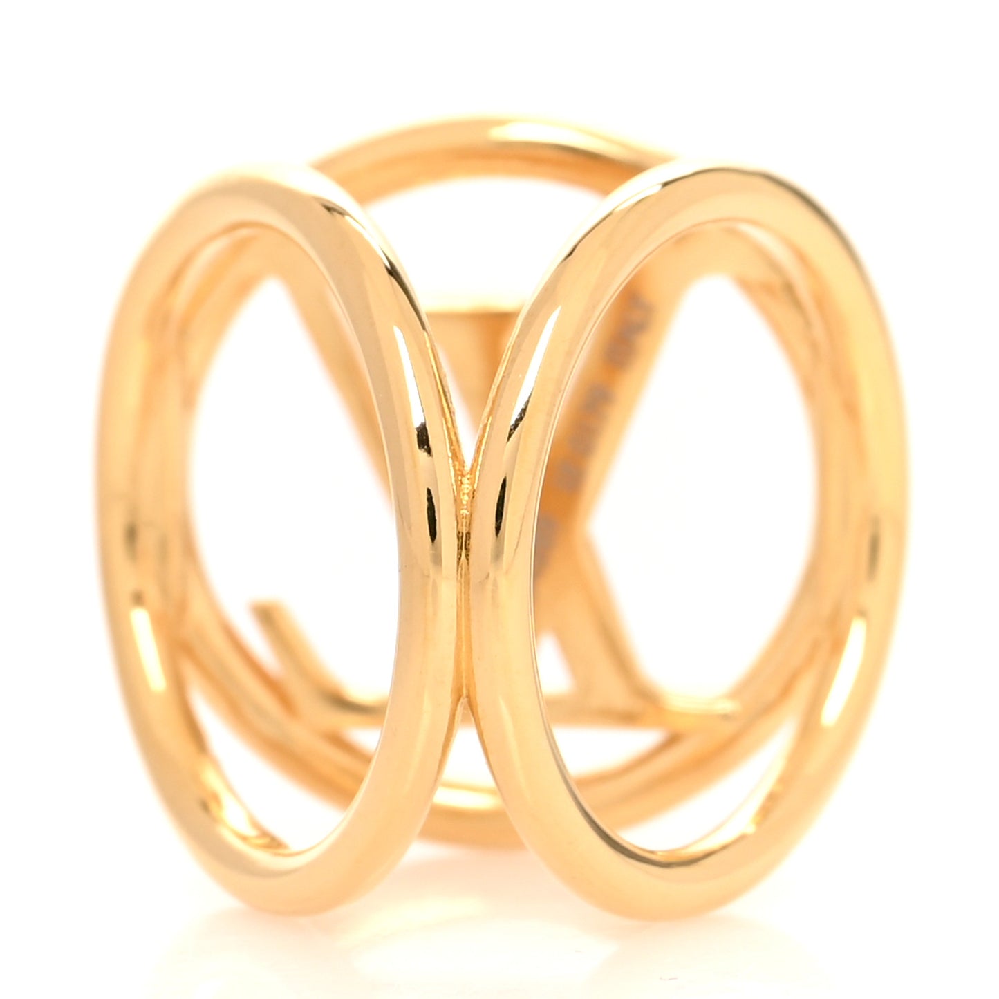 Louise Scarf Ring Holder Gold