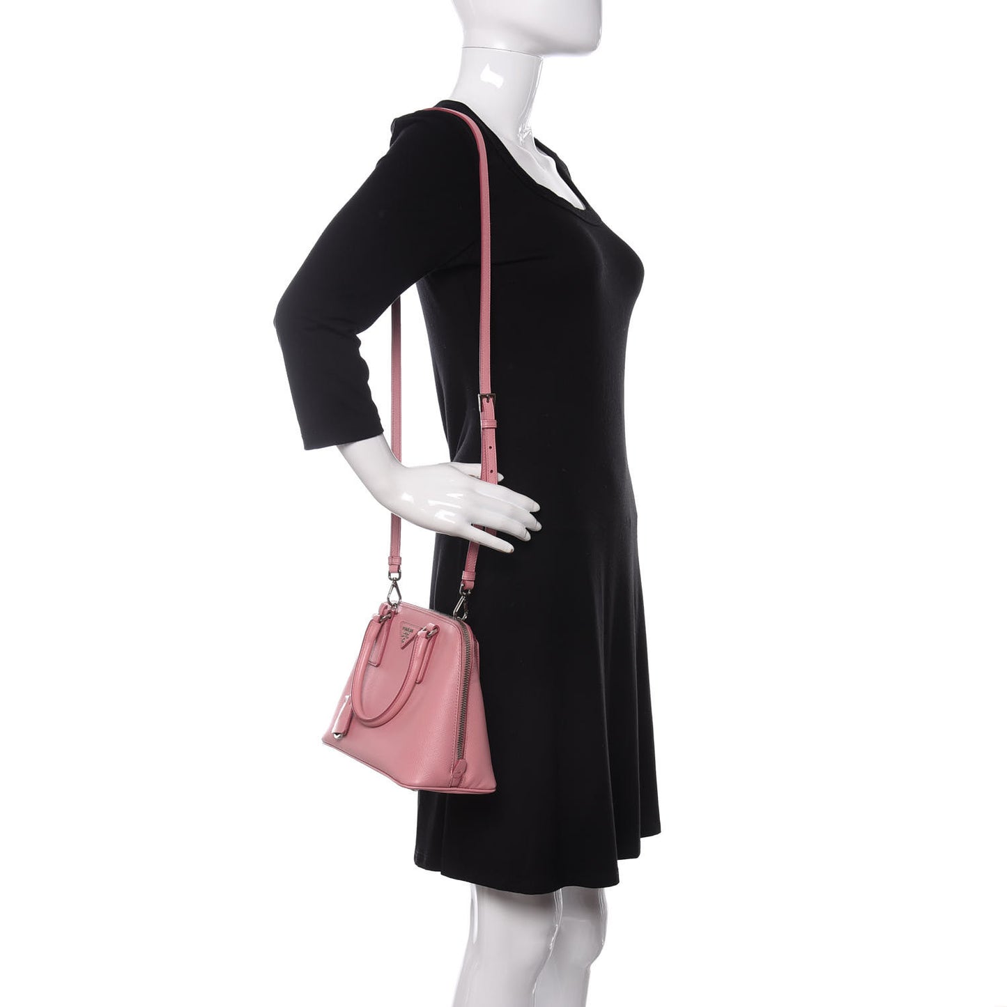 Saffiano Lux Small Promenade Tote Petalo