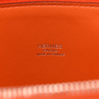 Hermes Taurillon Clemence Bolide 31 Orange 6 of 16