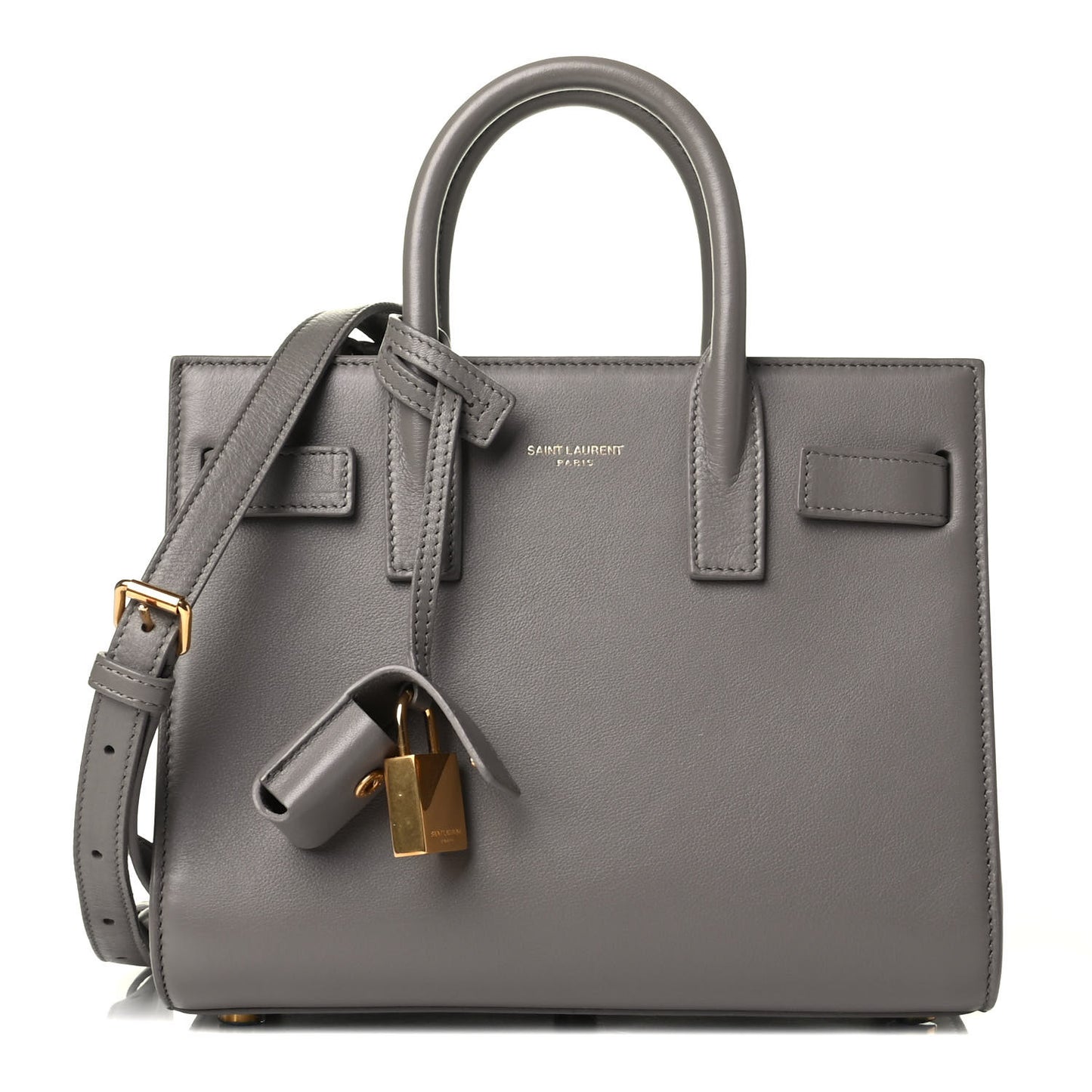 Calfskin Nano Sac De Jour Fog