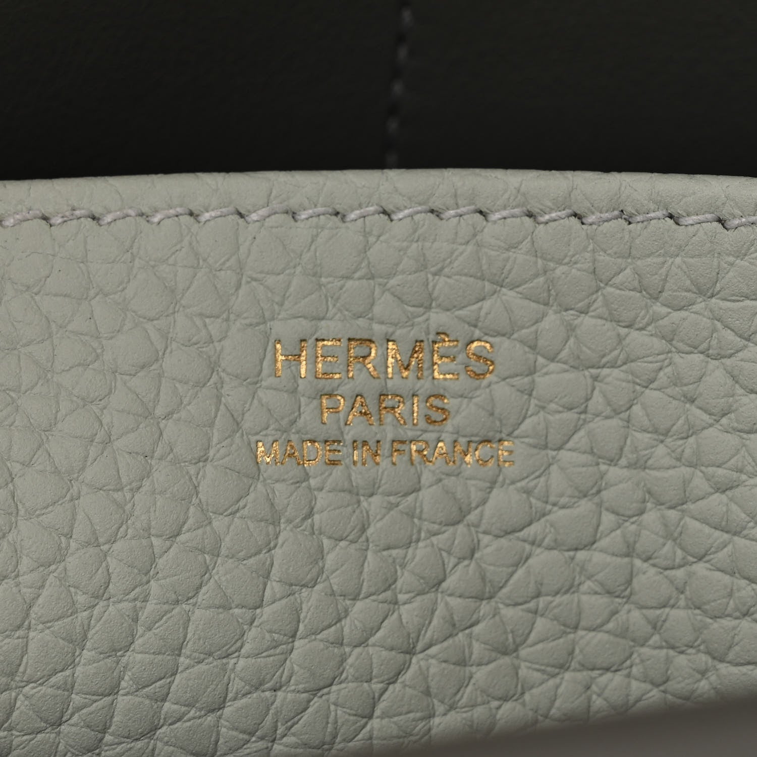 Hermes Taurillon Clemence Verso Halzan 25 Gris Neve Gris Meyer 6 of 11