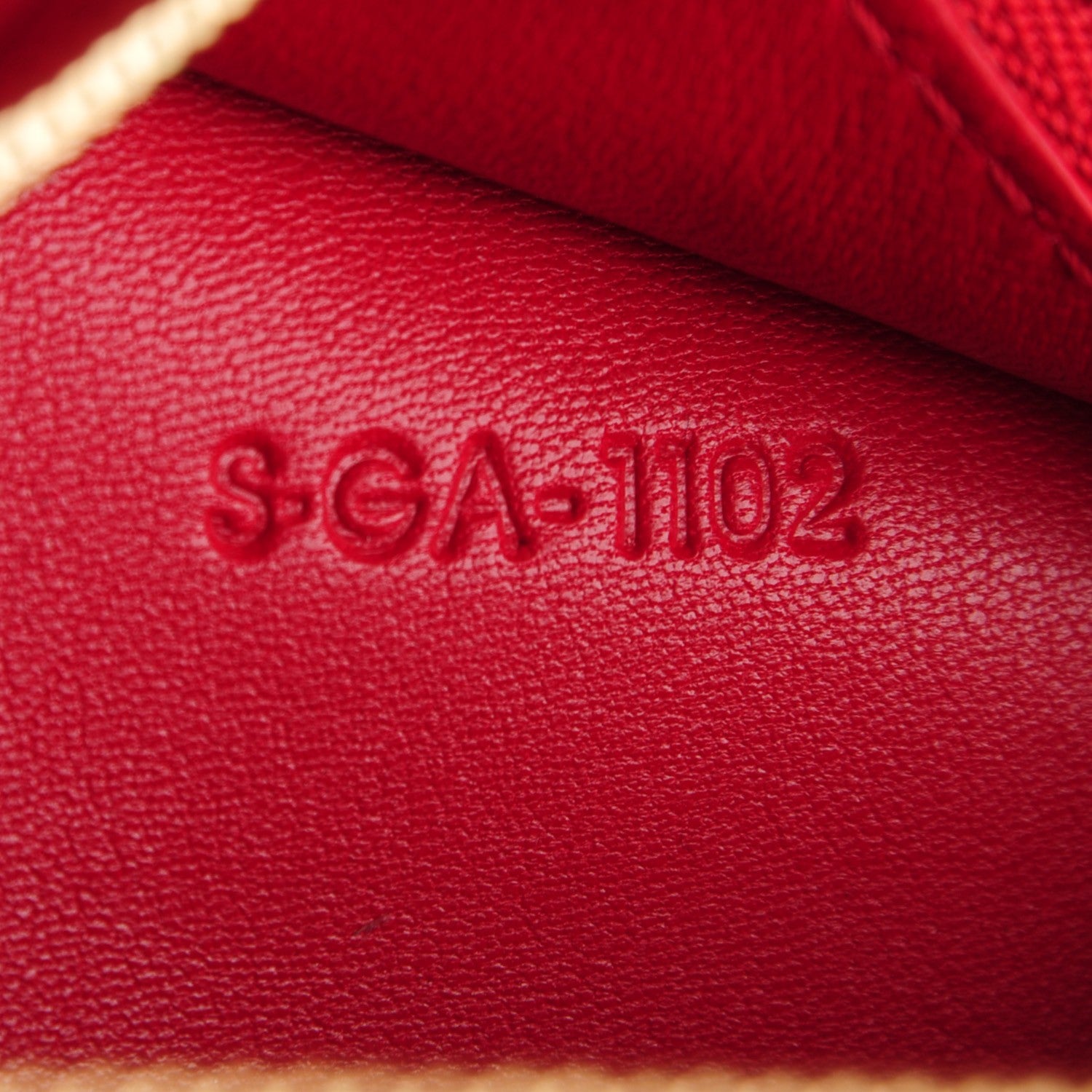 Celine Lambskin Vertical Cabas Red 7 of 7