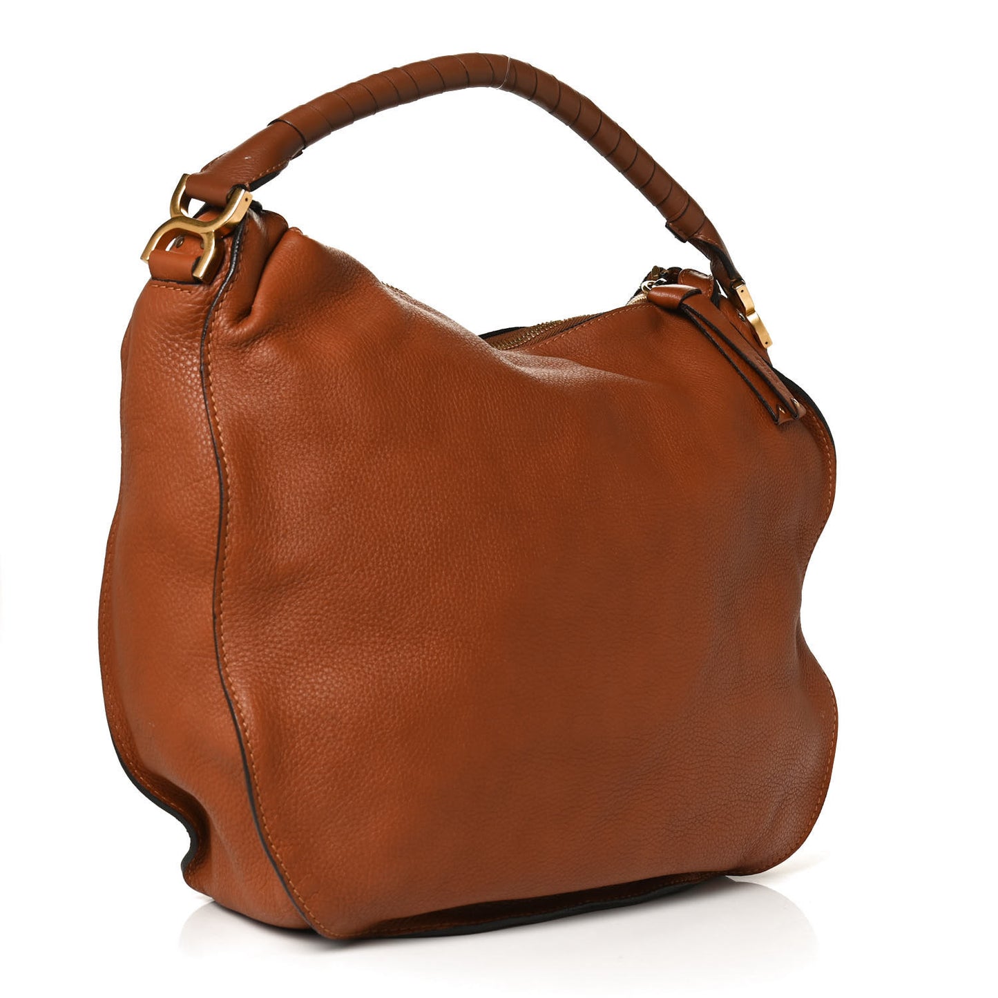 Calfskin Medium Marcie Hobo Tan