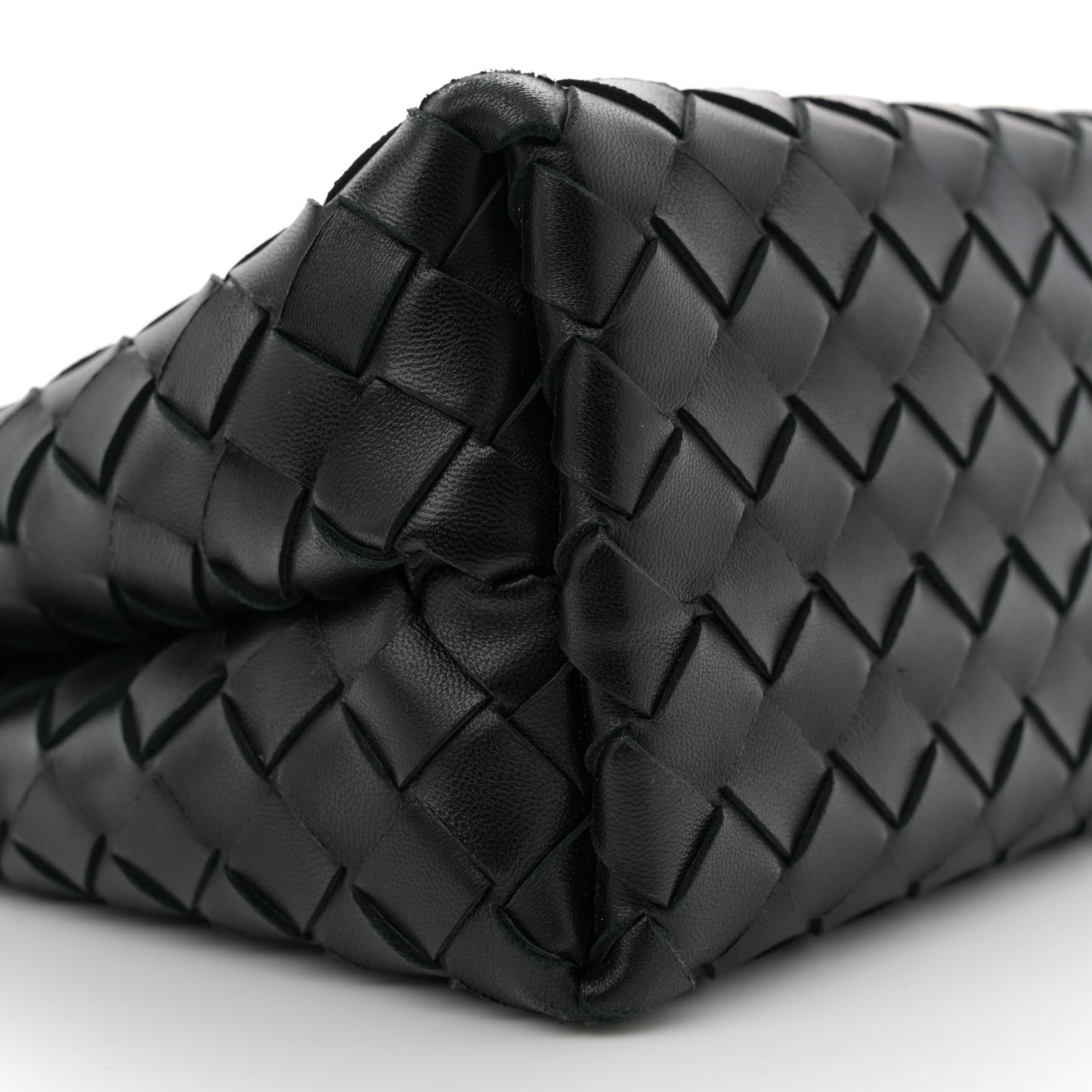 Nappa Intrecciato Small Andiamo Shoulder Bag Black