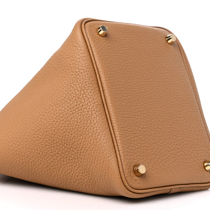 Hermes Taurillon Clemence Picotin Lock 18 PM Biscuit 8 of 10