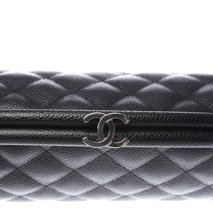 Chanel Caviar Quilted Timeless Clutch Black 10 of 11