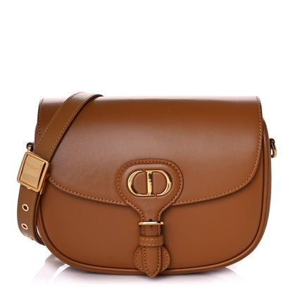 Christian Dior Box Calfskin Medium Bobby Flap Dark Tan 1 of 10