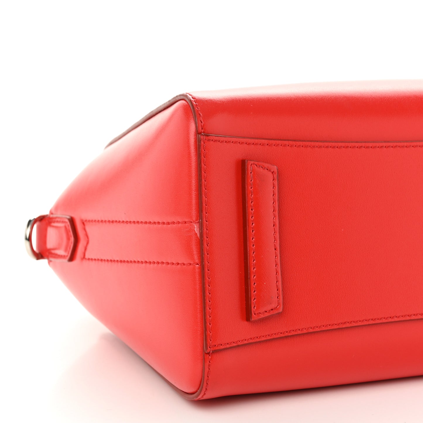 Shiny Lord Calfskin Mini Antigona Red
