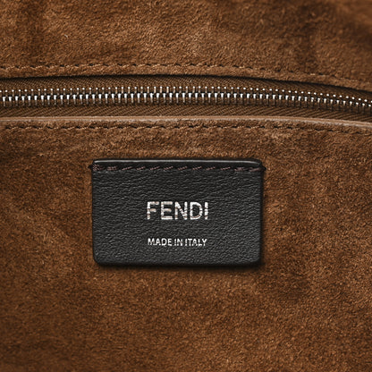 Fendi Vitello Medium Simply Fendi Shoulder Bag Miele Scuro 6 of 12