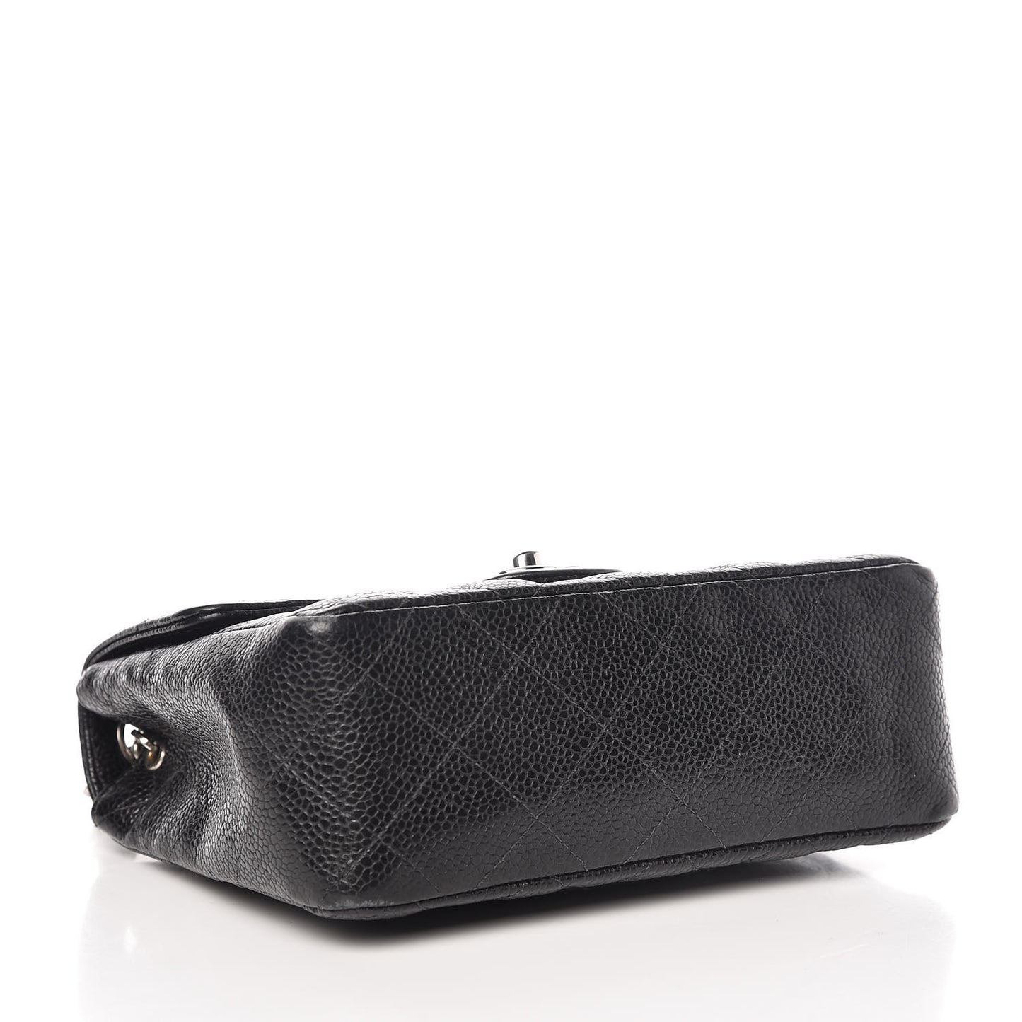 Caviar Quilted Mini Square Flap Black