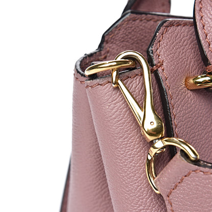 Burberry Soft Grain Calfskin Small Buckle Tote Dusty Pink 8 of 15