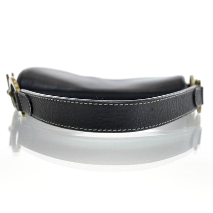 Christian Dior Leather Saddle Bag Black 5 of 13