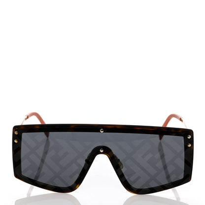 Fendi FF Shield Sunglasses FF M0076/G/S Black 2 of 8
