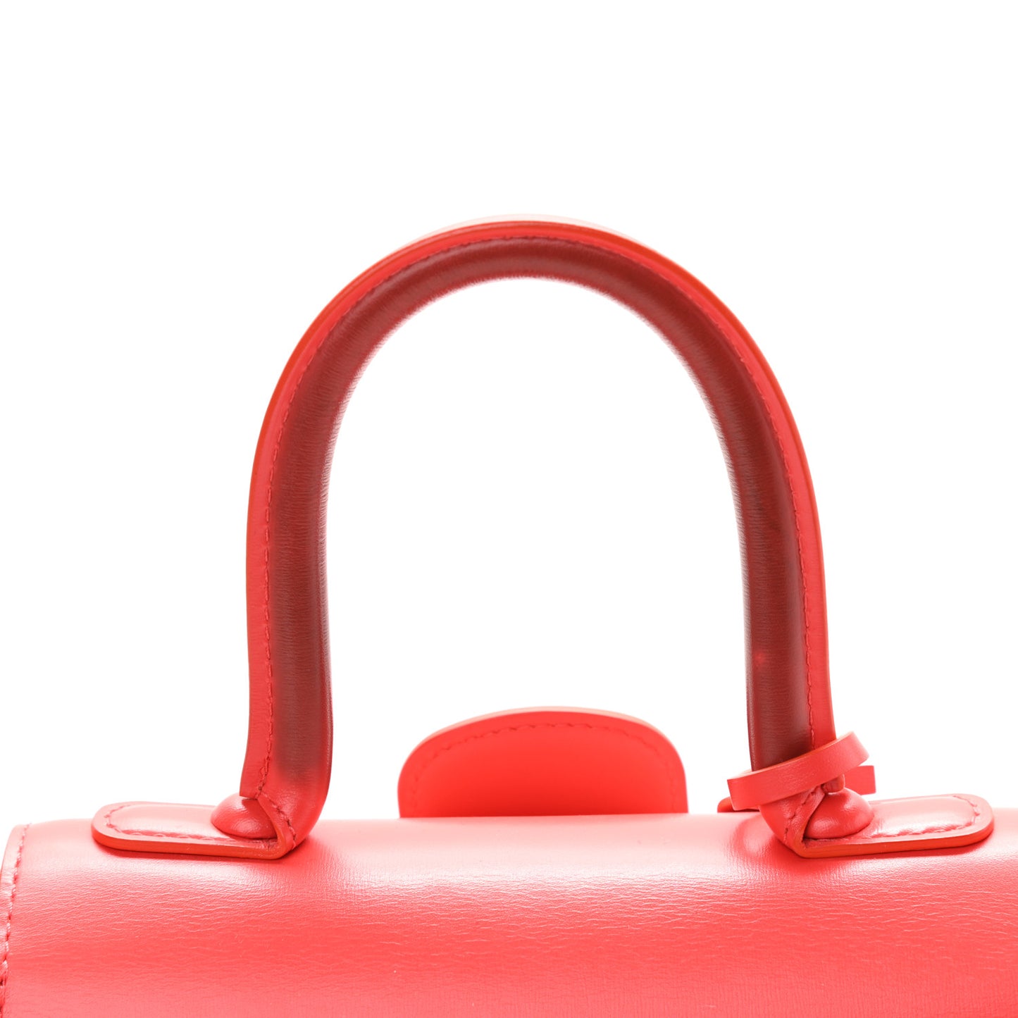 Box Calfskin Mini Brillant Satchel Coral