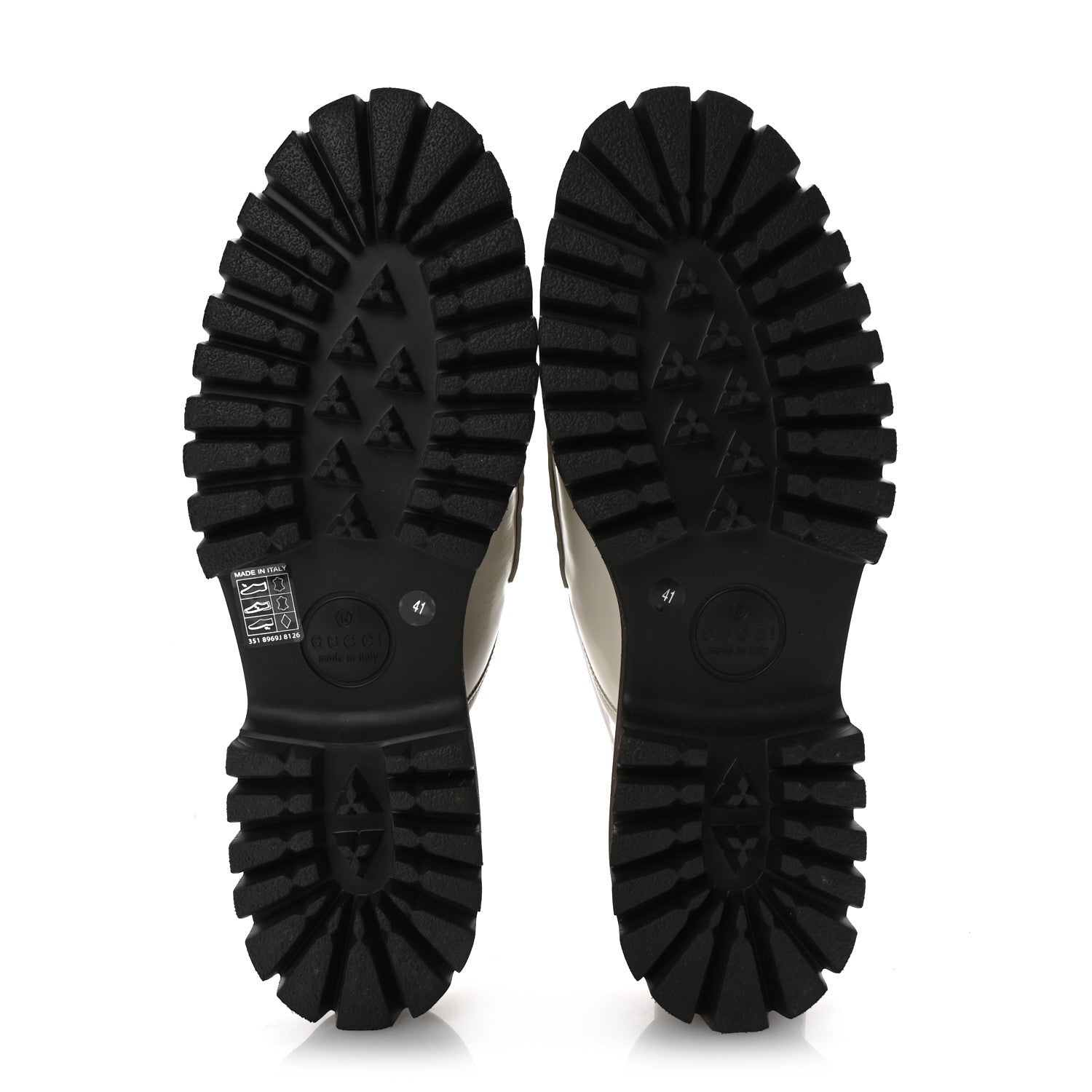 Gucci Cordovan Lux Horsebit Platform Mules 41 Mystic White 6 of 10