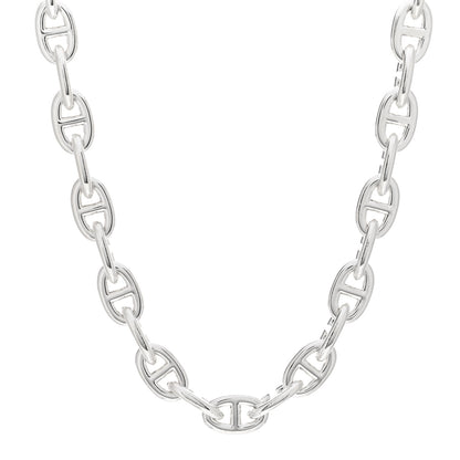 Hermes Sterling Silver Chaine D'Ancre Necklace PM 1 of 4
