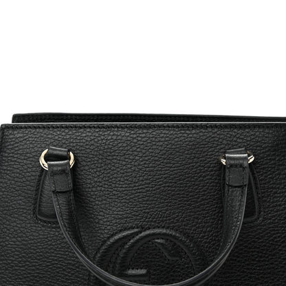 Gucci Pebbled Calfskin Medium Soho Top Handle Satchel Black 15 of 15