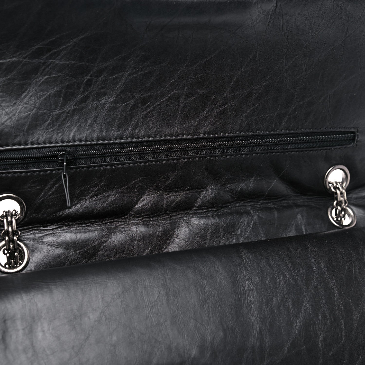 Chanel Aged Calfskin Quilted 2.55 Reissue 227 Flap Black 15 of 16