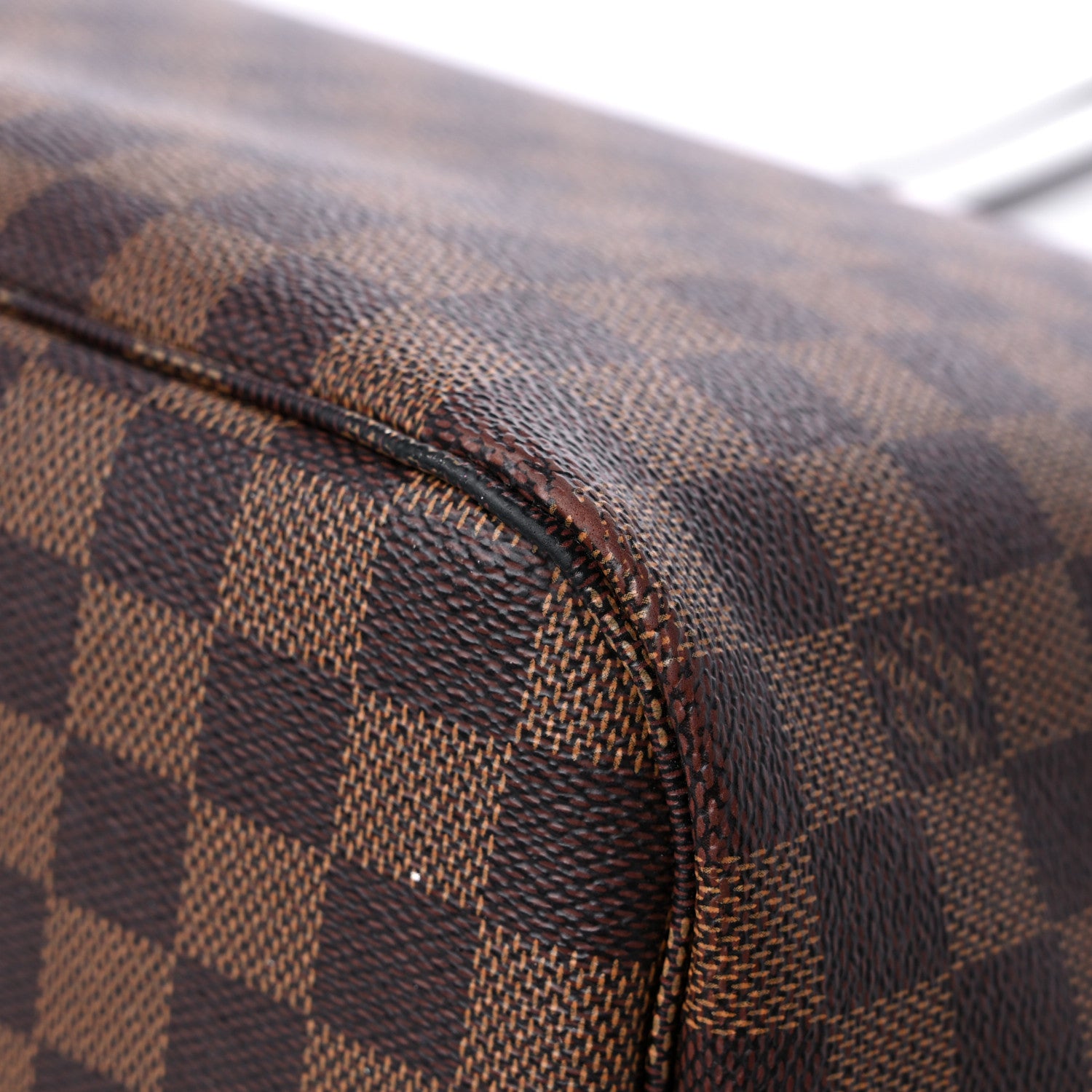 Louis Vuitton Damier Ebene Neo Neverfull MM Rose Ballerine 8 of 15