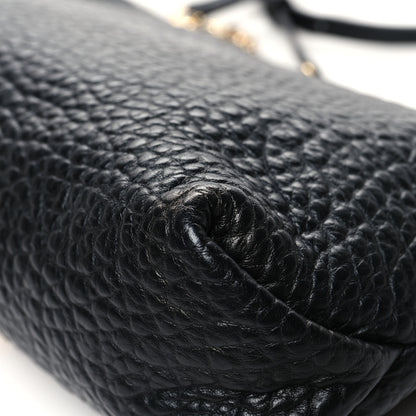 Burberry Signature Grain Medium Mildenhall Crossbody Bag Black 13 of 13