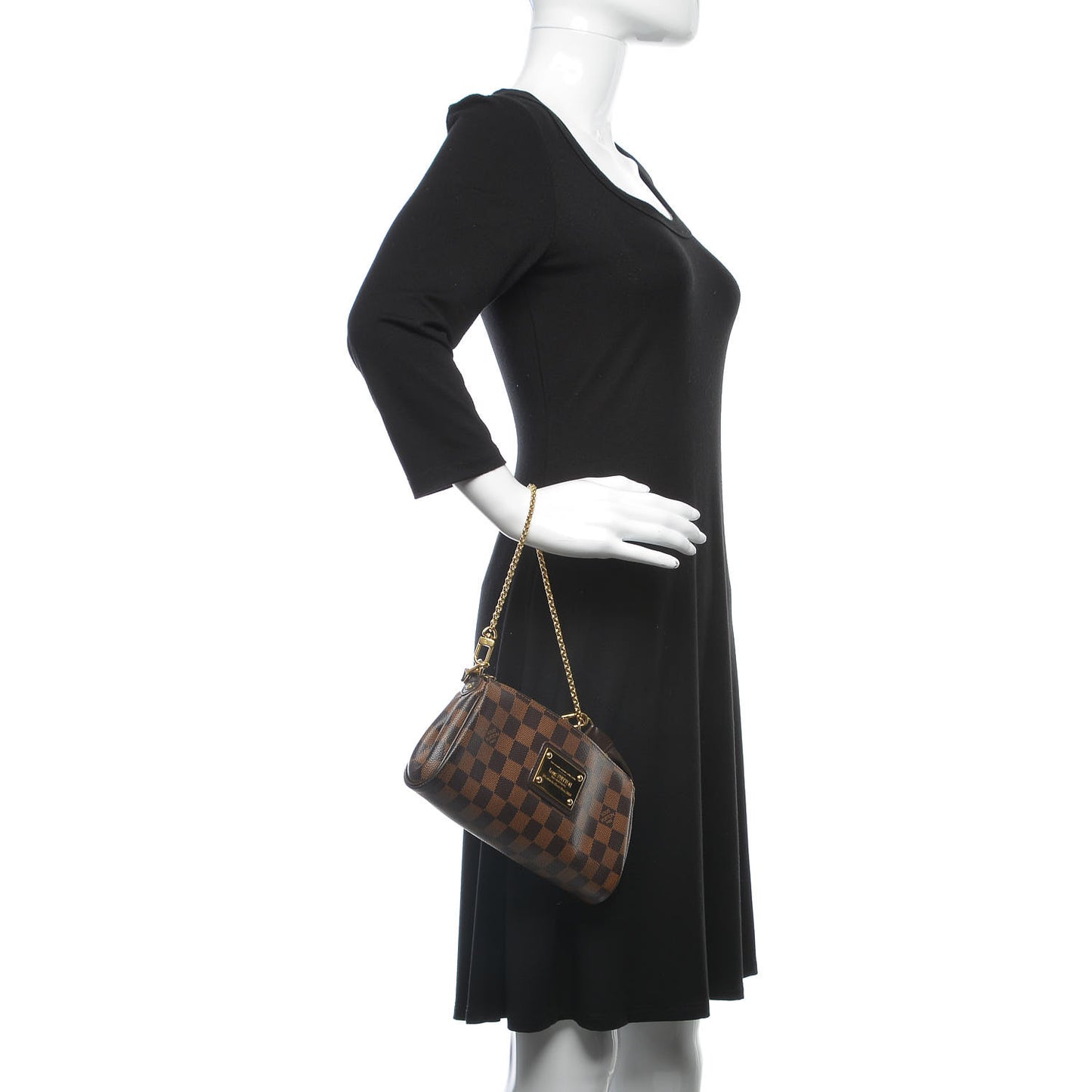 Damier Ebene Eva Clutch