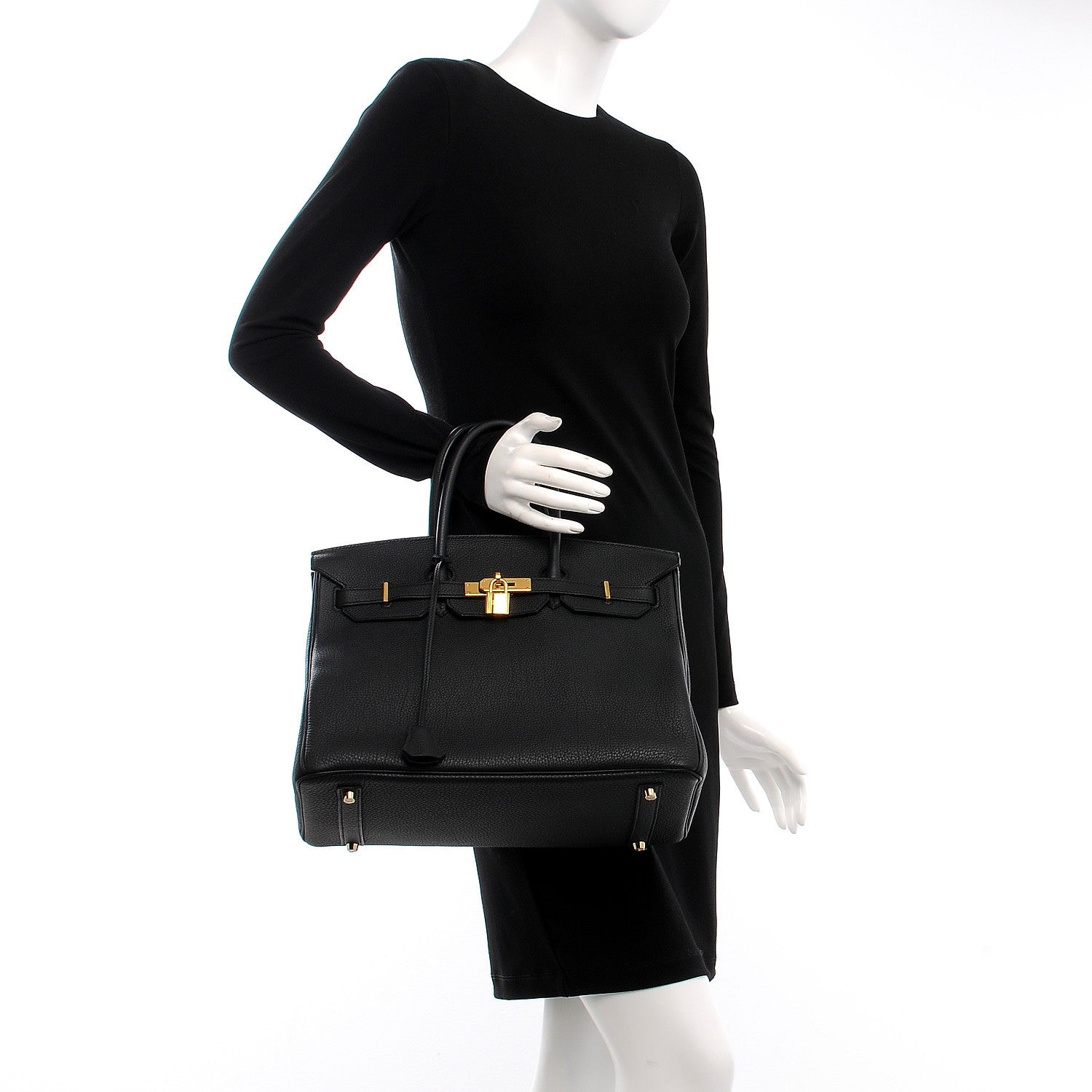 Hermes Togo Birkin 35 Black 2 of 32