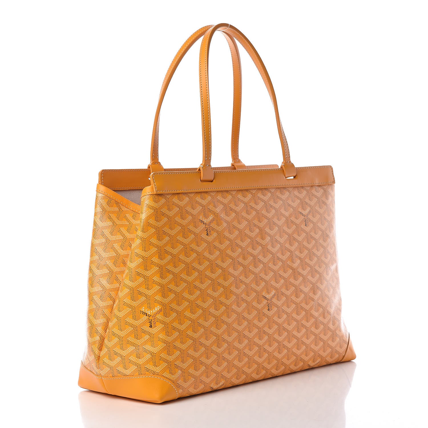 Goyard Goyardine Bellechasse PM Yellow 4 of 16