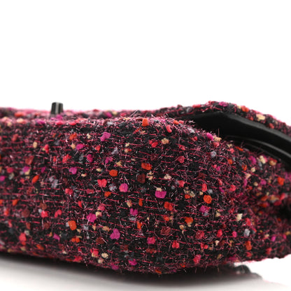 Chanel Tweed Quilted Medium Double Flap Multicolor 10 of 10