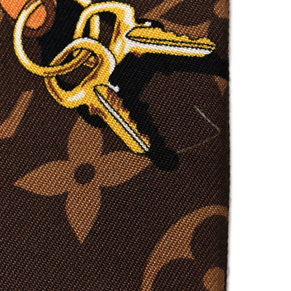 Louis Vuitton Silk Monogram Confidential Bandeau Brown 5 of 6