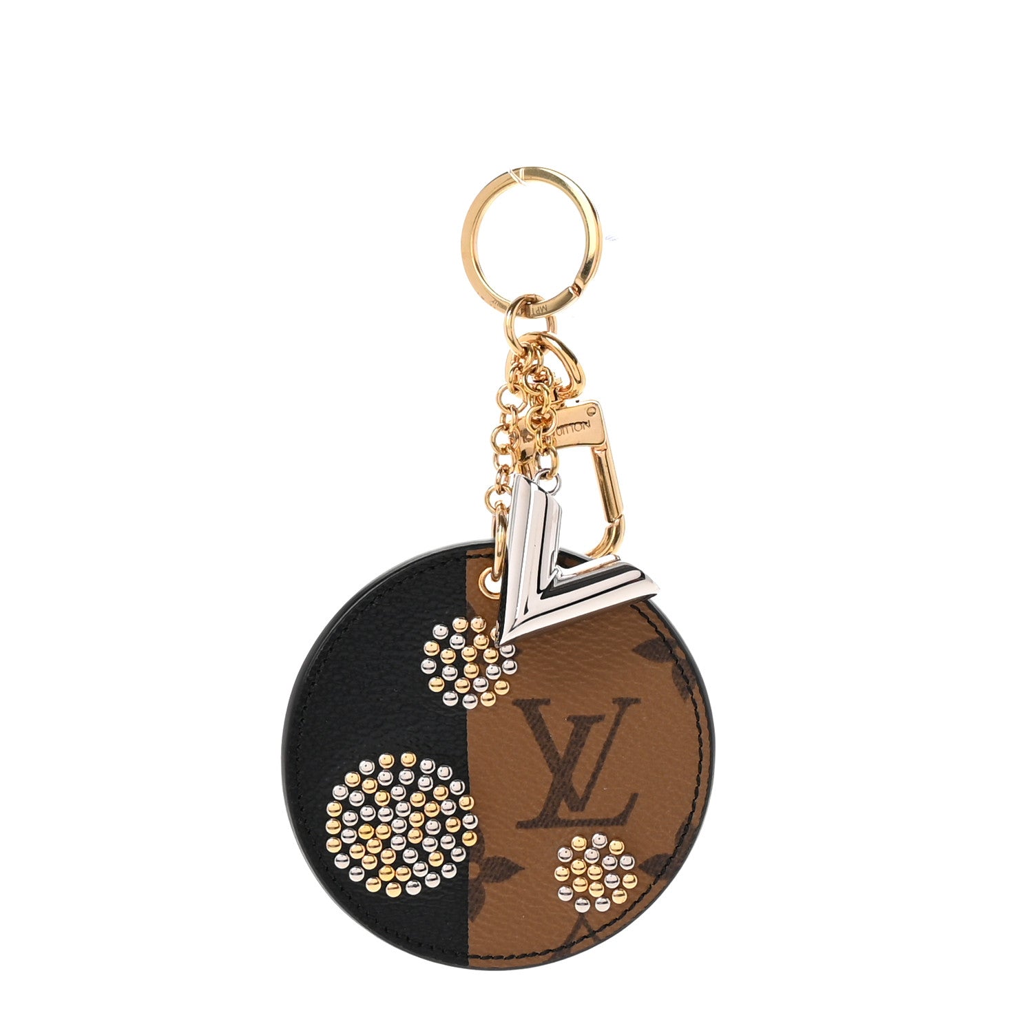 Louis Vuitton Reverse Monogram Night Lights Bag Charm Key Ring 1 of 4