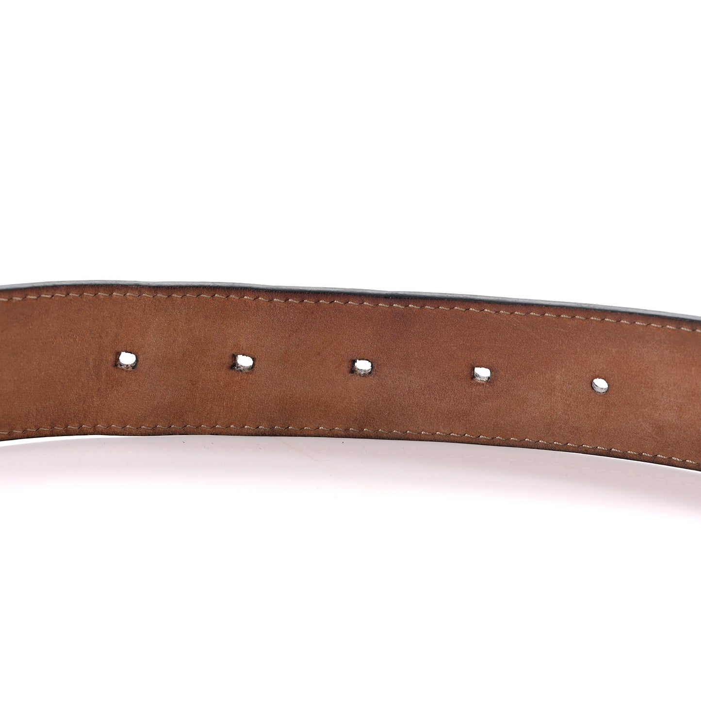 Calfskin FF Embossed Belt 110 42 Black