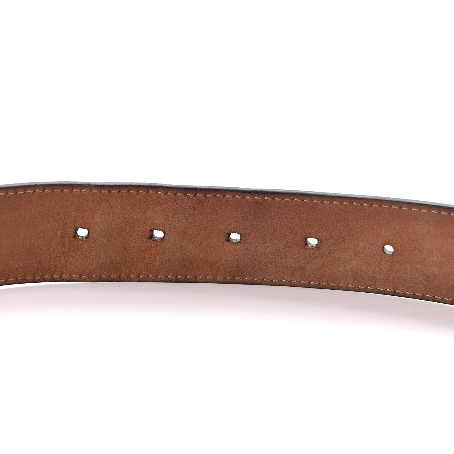 Fendi Calfskin FF Embossed Belt 110 42 Black 6 of 13