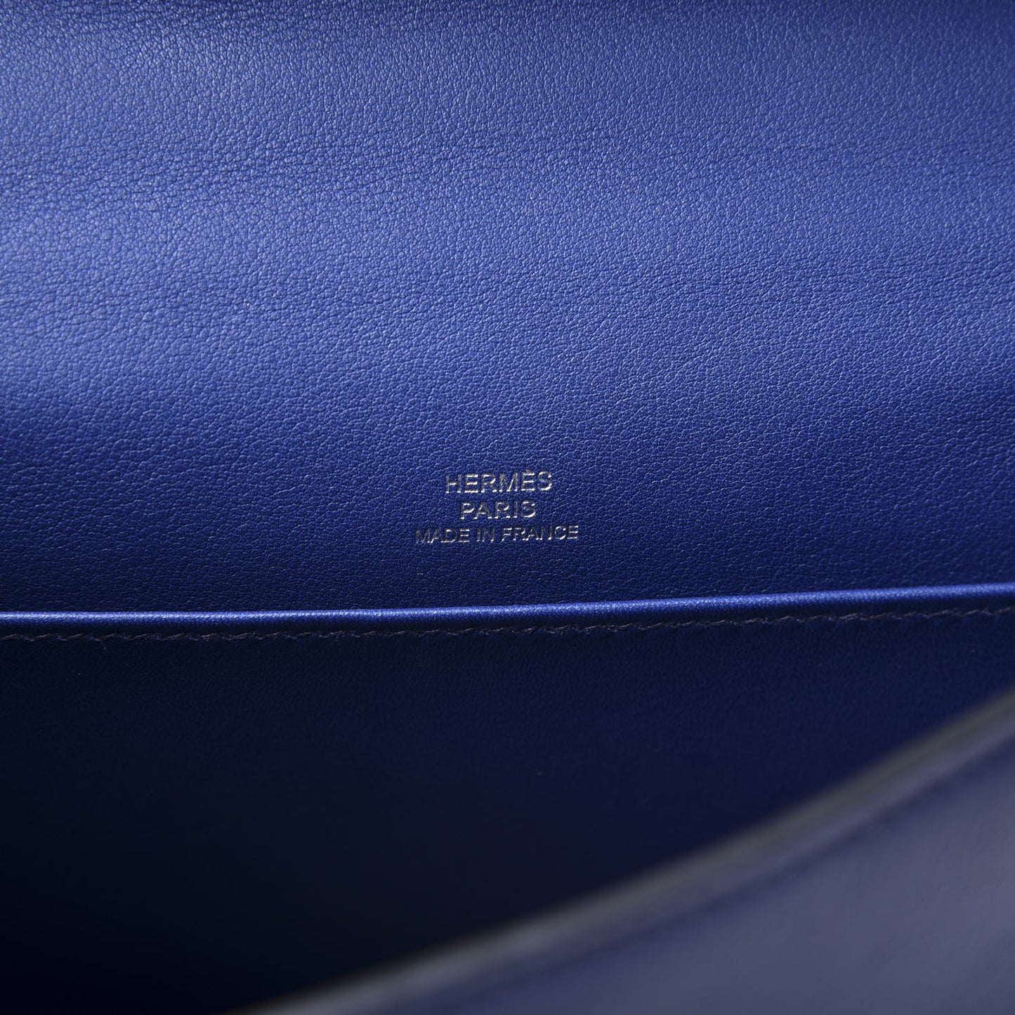 Swift Kelly Pochette Clutch Bleu Saphir