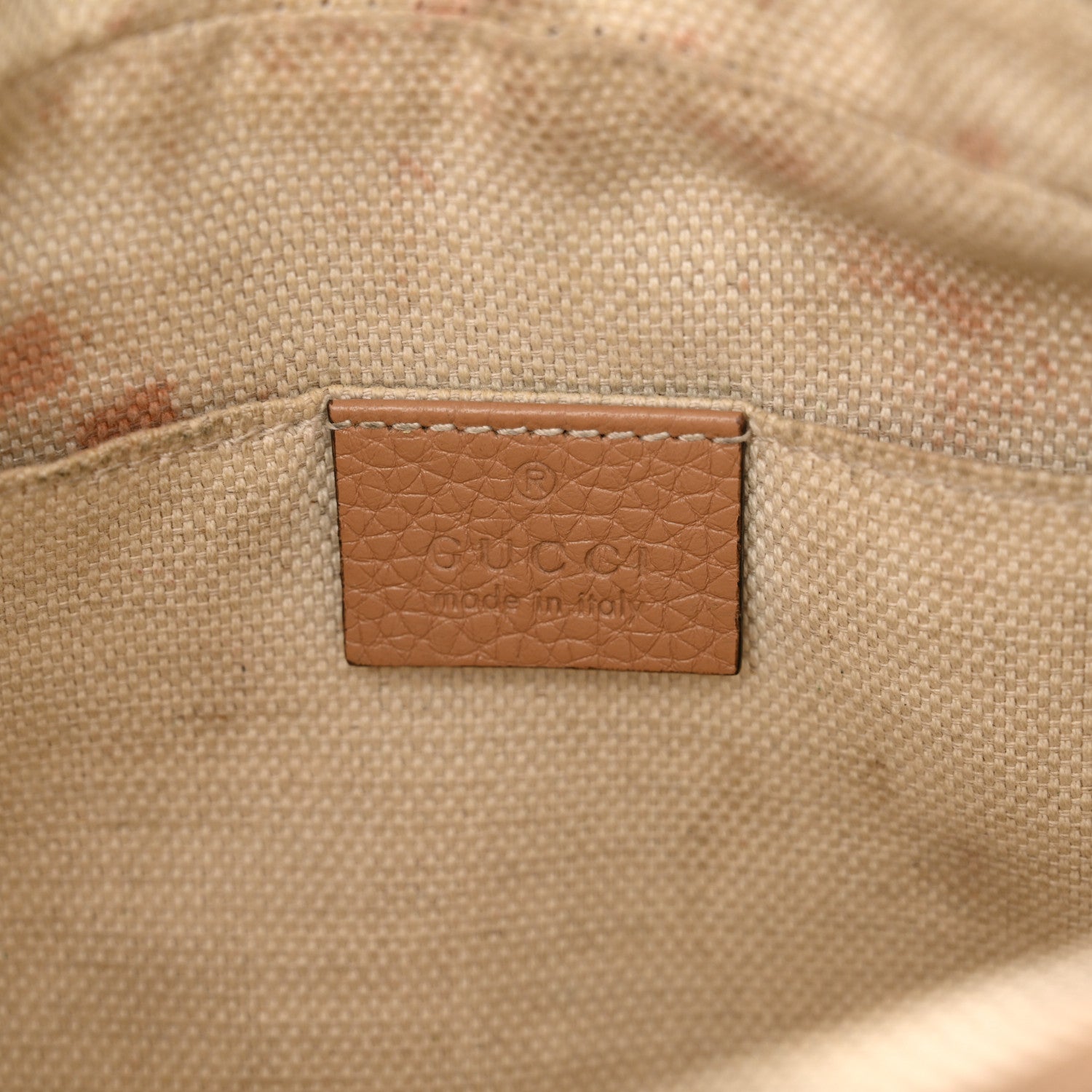 Gucci Pebbled Calfskin Small Soho Disco Bag Camelia 6 of 20