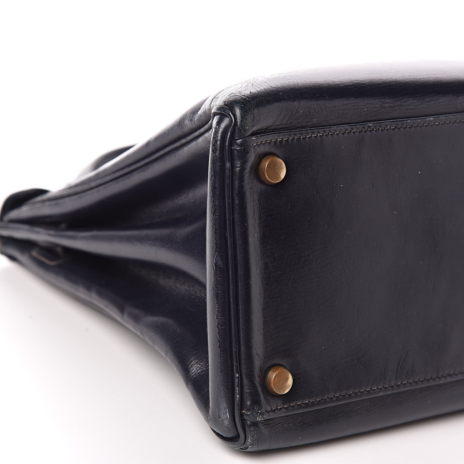 Hermes Box Kelly Retourne 32 Bleu Marine 27 of 33