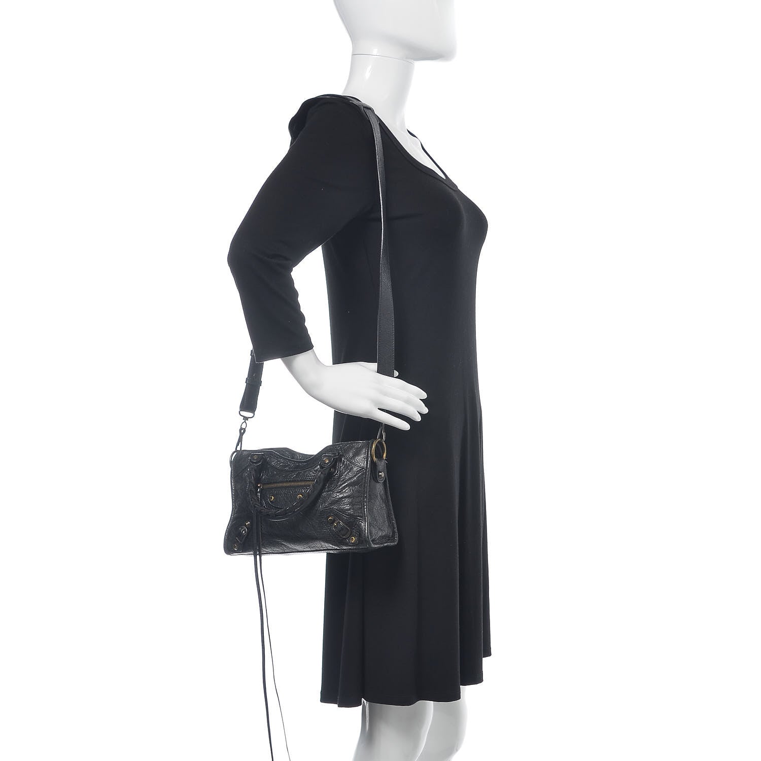 Balenciaga Agneau Classic Hardware Mini City Black 2 of 24
