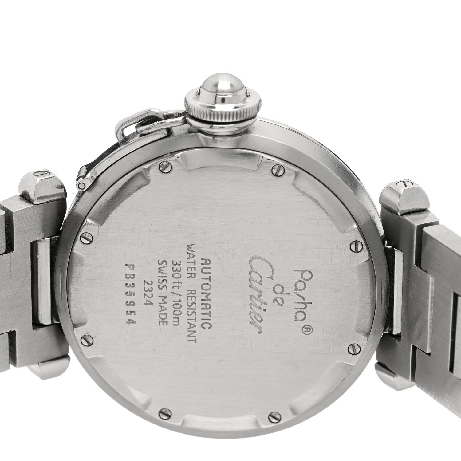 Cartier Stainless Steel 35mm Pasha C Automatic Watch 4 of 4